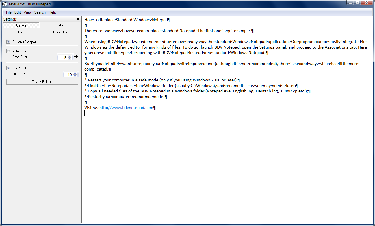 BDV Notepad Windows 11 download